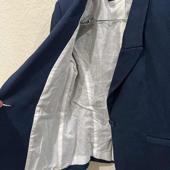 ▶️Zara◀️ Womens single button textured blazer jacket in Medium - Picture 6 of 14